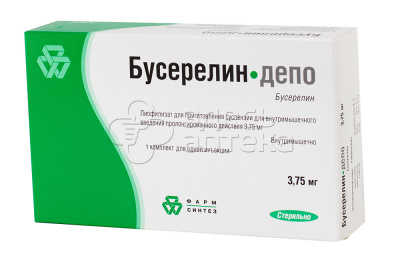 Бусерелин-депо лиоф д/сусп для в/м введ пролонг.действия 3,75мг  N1