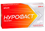 Нурофаст 200мг покрытые пленочной оболочкой таблетки, 20 шт