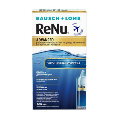 Раствор Renu Advanced унив. д/конт. линз 100мл