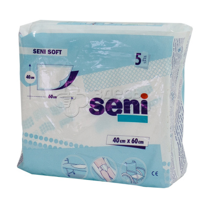 Пеленка впитывающая Seni Soft 40х60см 5шт