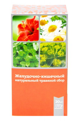 Сбор натуральный травяной Желудочно-кишечный 20 фильтр-пакетов