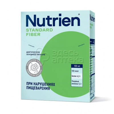 Nutrien Standard Fiber Нутриэн Стандарт смесь для энтерального питания с пищевыми волокнами 350г