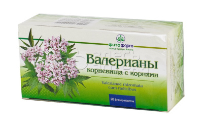 Валерианы корневища с корнями 20 пакетиков 1,5 г, 