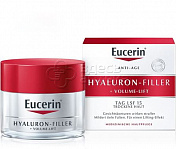 Eucerin Эуцерин Hyaluron-Filler+Volume-Lift Крем для дневного ухода за Сухой кожей с SPF 15+UVA, 50мл