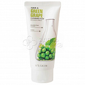 Холика It's Skin Очищающая пенка с зеленым виноградом 150мл