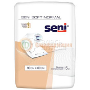 Пеленки Seni Soft Normal 90x60 гигиенические, 5 шт