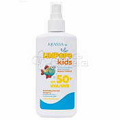 Krassa Молочко для защиты детей от солнца водостойкое с пантенолом без отдушек SPF 60+ 150мл Limpopo Kids 
