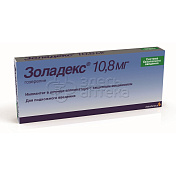 Золадекс капс для п/к введ. пролонг.действ. 10.8мг шпр. N1