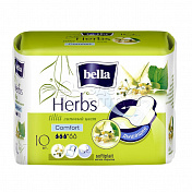 Прокладки Белла Herbs tilia comfort, 10 штук