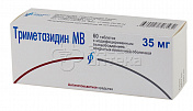 Триметазидин МВ 60 таблеток с модифицированным высвобождением покрытые пленочной оболочкой 35 мг