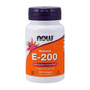 Now Витамин E-200, 100 капсул