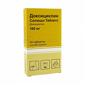 Доксициклин Солюшн Таблетс 10 таблеток диспергируемых 100мг