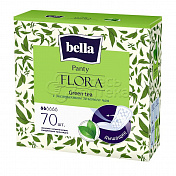 Прокладки Белла ежедневные Panty FLORA Green tea с экстрактом зеленого чая, 70 шт