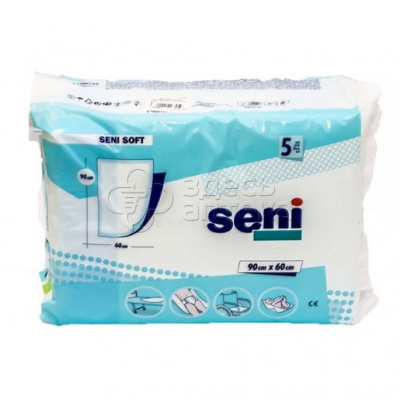 Пеленка впитывающая Seni Soft 60х90см N5