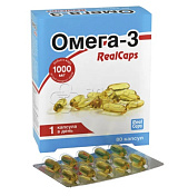 Омега-3 RealCaps 1000мг капсулы, 80 шт