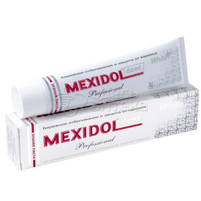 Зубная паста Мексидол дент профешнл вайт Mexidol dent Professional White, 65г