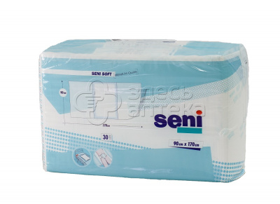 Пеленка впитывающая Seni Soft 170х90см N30