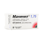 Манинил 1,75 табл. 1.75мг N120