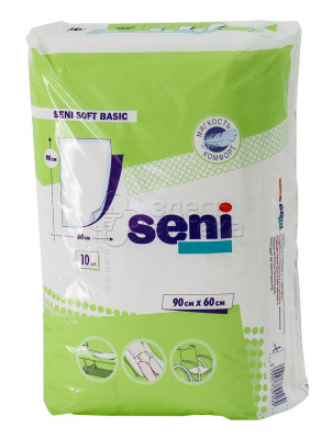 Пеленка впитывающая Seni Soft Basic 90х60см 30шт