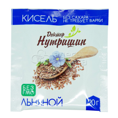 Кисель Доктор Нутришин льняной, 20г