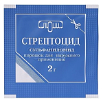 Стрептоцид порошок для наружного применения, 2г