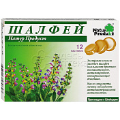 Шалфей Натур продукт пастилки 2,5г, 12 шт