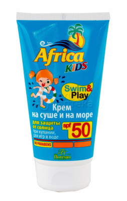 Флоресан Africa Kids детский крем для защиты от солнца SPF50 150мл 