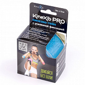 Бинт Кинезио-тейп Kinexib Pro tape, размер 5 м х 5 см, цвет синий