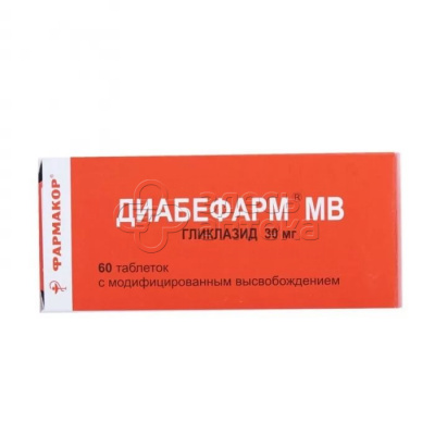 Диабефарм МВ табл. с модиф.высв.30 мг N60