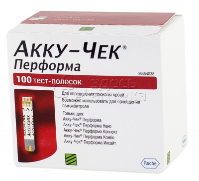 Тест-полоски Акку-Чек Перформа N100