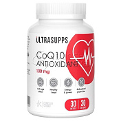 Ultrasupps Коэнзим Q10 капс, 30 шт