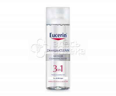 Eucerin Эуцерин DERMATOCLEAN лосьон 3в1 освежающий и очищающий, 200мл