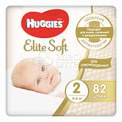 Huggies подгузники elite soft 2/4-6кг N82