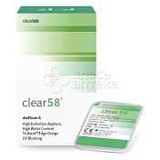 Мягкие контактные линзы CLEAR58 8,3/-4,5/14,0 6 штук