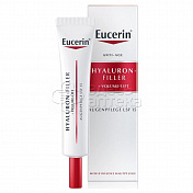 Eucerin Эуцерин Hyaluron-Filler+Volume-Lift Крем для ухода за кожей вокруг глаз с SPF 15+UVA, 15мл