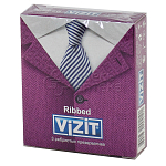 Презервативы Vizit Ribbed ребристые N3