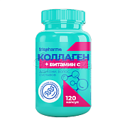 IRISPHARMA Коллаген комплекс с витамином С, 120 капсул