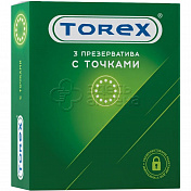Презервативы с точками TOREX №3