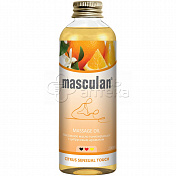 Масло массажное Masculan тонизирующее с цитрусовым ароматом  200мл