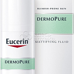 Eucerin Эуцерин DERMOPURE флюид увлажняющий матирующий для проблемной кожи, 50мл