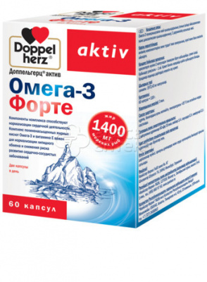 Доппельгерц Актив Омега-3 форте капс N60