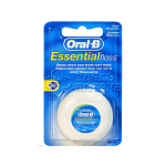 Зубная нить Oral-b Essential floss мятная вощеная, 50м