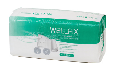 Пеленка впитывающая Wellfix 60х90 N10