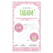 Прокладки ежедневные TADAM Panty liners Dermo-Sensitive Normal, 24 шт