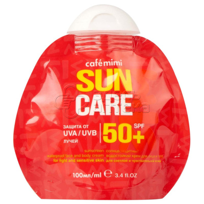 Sun Care Солнцезащитный водостойкий крем для лица и тела SPF50+, 100 мл