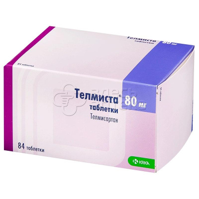 Телмиста 80 мг, 84 таблетки