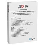 Дона раствор для внутримышечного введения, 200мг/мл, 6 ампул по 2 мл + 6 ампул с растворителем