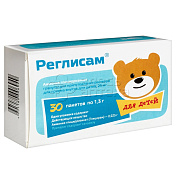 Реглисам 25 мг гранулы для приготовления раствора для приема внутрь для детей 1,3 гр пакет, 30 шт