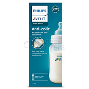 Авент Бутылочка из полипропилена Anti-Colic с силиконовой соской для детей с 3 мес. 330 мл (SCY106/01)